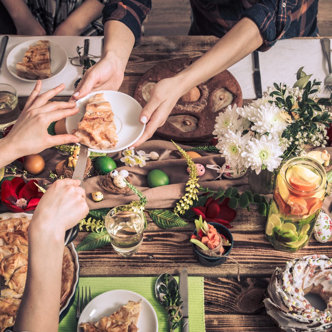 A feast on the table